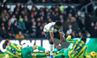 Nat Phillips of West Bromwich Albion and Ousmane Diakite of West Bromwich Albion try to st...