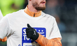 Joe Ward of Derby County warms up during the Sky Bet Championship match between Derby Coun...