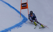 Bryce Bennett of the USA competes during the HKR Downhill at the FIS Alpine Ski World Cup...
