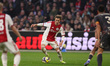 Mika Godts of AFC Ajax plays during the match between AFC Ajax Amsterdam and FC Volendam a...