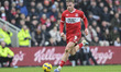 Tommy Conway of Middlesbrough drives forward during the Sky Bet Championship match between...