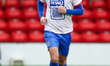 Farrend Rawson of Accrington Stanley warms up during the Sky Bet League 2 match between Wa...