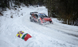 The driver Sebastien Ogier and co-driver Vincent Landais of the team Toyota Gazoo Racing W...