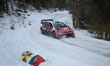 The driver Elfyn Evans and co-driver Scott Martin of the team Toyota Gazoo Racing WRT, wit...