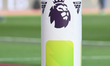 The match ball is on the Premier League plinth during the Premier League match between Wes...