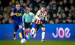 NAC Breda defender Boy Kemper plays during the match between PSV Eindhoven and NAC Breda a...