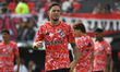 Anibal Moreno of River Plate warms up before the match between Barracas Central and River...