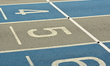 The athletics track is present during the Lyon Indoor Athletics Meeting at the Stephane Di...