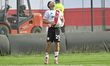 Gonzalo Montiel celebrates his team's goal during a match on Matchday 1 of the Torneo Aper...