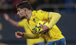 Garcia Pascual of Cadiz CF celebrates a goal during the La Liga Hypermotion match between...