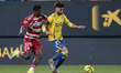 Mario Climent of Cadiz CF runs with the ball during the La Liga Hypermotion match between...