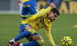 Garcia Pascual of Cadiz CF reacts to a missed opportunity during the La Liga Hypermotion m...
