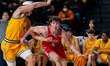 Mike Loughnane of Northeastern plays against Drexel in Philadelphia, Pennsylvania, United...