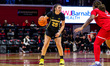 MCKENZIE MATHURIN (25) of the Michigan Wolverines possesses the ball during an NCAA women'...