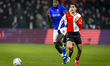 SC Feyenoord Rotterdam midfielder Oussama Targhalline and Heracles Almelo forward Lequinci...