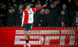 SC Feyenoord Rotterdam forward Leo Sauer scores the 1-0 during the match SC Feyenoord Rott...