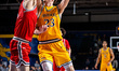 Dillon Tingler, 23, of the Drexel Dragons goes up for a layup during an NCAA men's basketb...