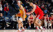 VICTOR PANOV (1) of the Drexel Dragons possesses the ball during an NCAA men's basketball...