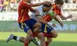 Brunner, Germany U19, plays during the UEFA European Under-19 Championship 2025 semi-final...