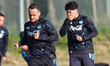Stanislav Lobokta of Napoli participates in a training session ahead of the UEFA Champions...