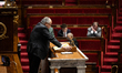 Jean-Paul Mattei, deputy of the Les Democrates group, speaks during the debates on the two...