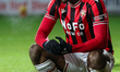 Daniel Kanu of Walsall FC takes a breather as he waits for the corner to be taken during t...