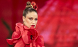 A model walks the runway during the Ana Moron fashion show on Day 2 of SIMOF 2026 - Flamen...