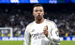 Kylian Mbappe of Real Madrid celebrates a goal during the La Liga 2025/26 match between Re...