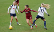 Katie Zelem of West Ham United WFC (on loan from London City Lionesses) makes her debut ag...