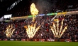 The atmosphere in the stadium during the match between PSV Eindhoven and SC Feyenoord Rott...