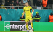 Caglar Soyuncu plays during the UEFA Europa League game between FCSB and Fenerbahce SK at...