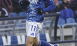Anastasios Douvikas plays during the Serie A match between Como 1907 and Atalanta BC at Gi...