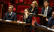 Amelie de Montchalin, the Minister of Public Action and Accounts, is seen during the debat...