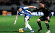 Borja Sainz of FC Porto protects the ball against Tiago Morais of Casa Pia AC during the L...
