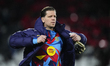 Wojciech Szczesny goalkeeper of Barcelona and Poland during the Copa del Rey quarter-final...