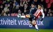SC Heerenveen defender Vasilios Zagaritis and PSV Eindhoven defender Sergino Dest play dur...