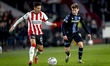 PSV Eindhoven defender Mauro Junior and SC Heerenveen forward Jacob Trenskow play during t...