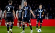 SC Heerenveen forward Dylan Vente and SC Heerenveen midfielder Luuk Brouwers appear deject...
