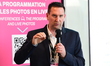 Damien Declat, general manager of Hewlett Packard, delivers a speech at the Tech & Fest fe...