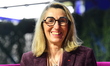 Frederique Le Greves, President of STMicroelectronics France, delivers a speech at the Tec...