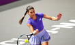 Sorana Cirstea plays during round 1 of the Transylvania Open 2026, a WTA250 Tournament, at...