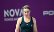 A portrait of Daria Snigur is taken during round 1 of the Transylvania Open 2026, a WTA250...