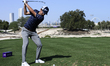 Rikuya Hoshino of Japan tees off on the 8th hole during round one of the Qatar Masters 202...