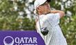 Jeff Winther of Denmark tees off on the 2nd hole during the second round of the Qatar Mast...