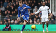 Jake O'Brien of Everton passes the ball during the Premier League match between Fulham and...