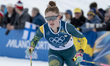 Phoebe Cridland (AUS) competes during the Cross-Country Skiing Women's 10km + 10km Skiathl...