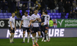 Bolton players applaud their fans after the 3-2 win during the Sky Bet League 1 match betw...