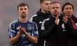 Youri Regeer of AFC Ajax and Davy Klaassen of AFC Ajax are present during the match betwee...