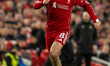Dominik Szoboszlai of Liverpool is seen in action during the Premier League match between...