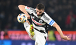 Dan Nistor reacts during the Liga 1 football game between CFR Cluj and U Cluj in Cluj-Napo...